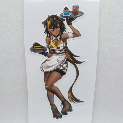 [OC] Rejarla Sepia the Sweethart Cowgirl! Water-Resistant Vinyl Sticker!