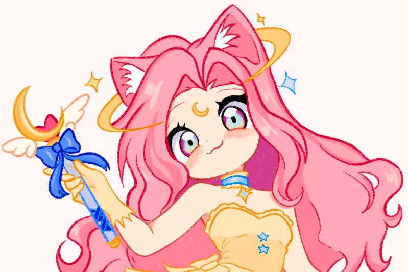 [VTuber] Mooni Fan Art Sticker! - Fan Art Water-Resistant Vinyl Sticker!