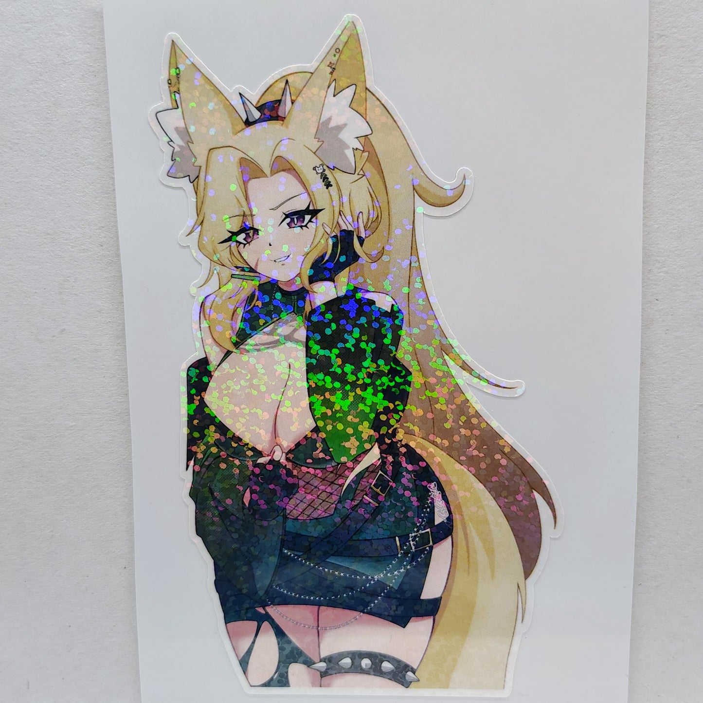 [OC] Jaycie Shikwa with Dark Oppai Temptations! Water-Resistant Vinyl Sticker!