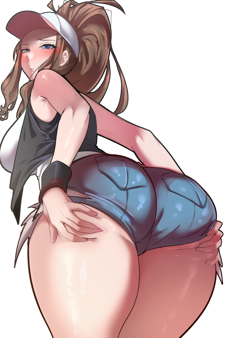 [Video Game] Trainer Hilda Extra Thicc Fan Art Water-Resistant Vinyl Sticker! Fan-Made Merchandise!