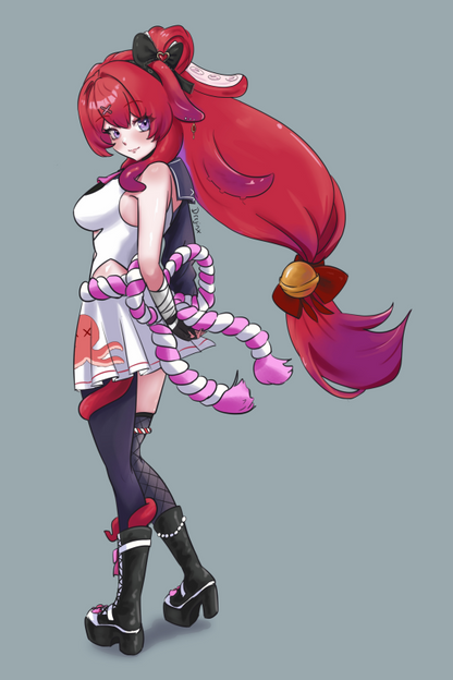 [VTuber] BerryCrepe Sticker! Water-Resistant Vinyl Fan Art Sticker!