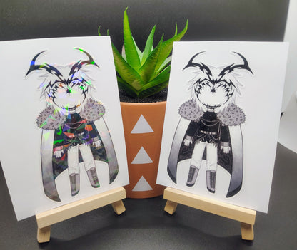 [OC] Zarthe Blite the Demonic Observer! Water-Resistant Vinyl Sticker!