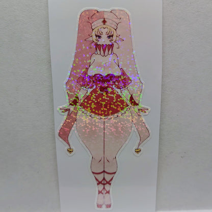 [OC] Paulina Nickels the Fun & Sexy Jester! Water-Resistant Vinyl Sticker!