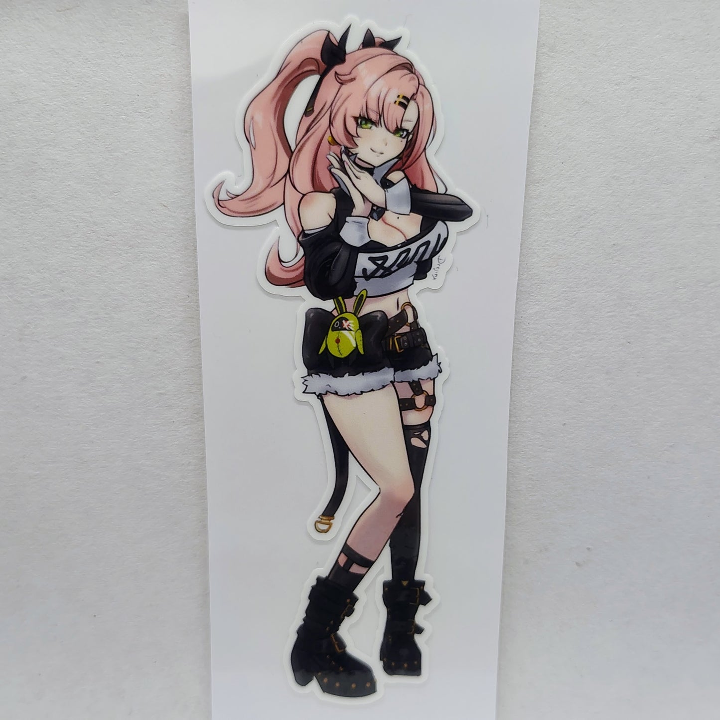 [Zenless Zone Zero] Nicole Demara Pay Me $10K Meme! Fan Art Water-Resistant Vinyl Sticker!