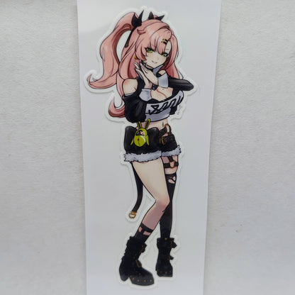 [Zenless Zone Zero] Nicole Demara Pay Me $10K Meme! Fan Art Water-Resistant Vinyl Sticker!