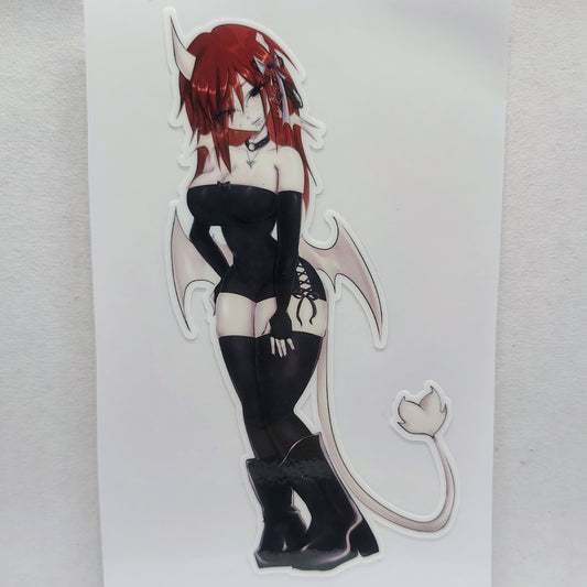[OC] Elandra Shikwa the Chimera Vampire! Water-Resistant Vinyl Sticker!