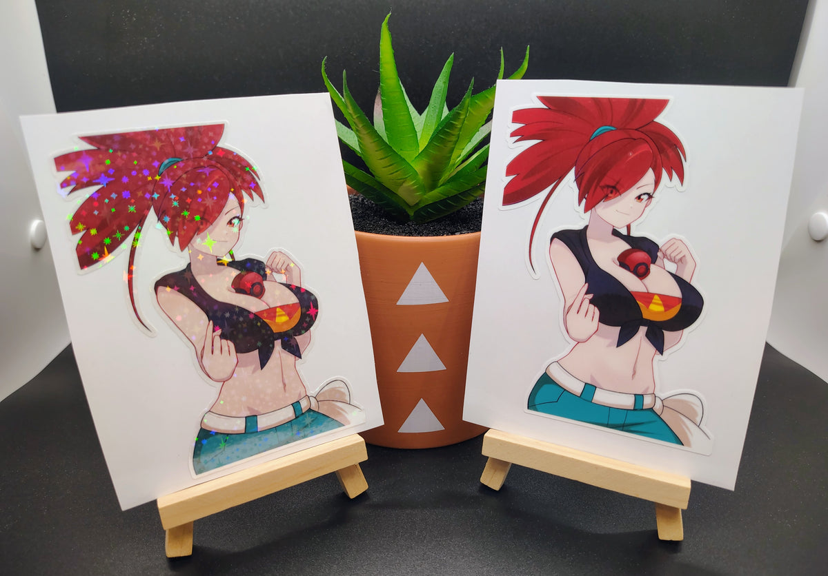 [Video Game] Flannery Claim Your Reward Water-Resistant Vinyl Waifu Sticker! Fan-Made Merch!