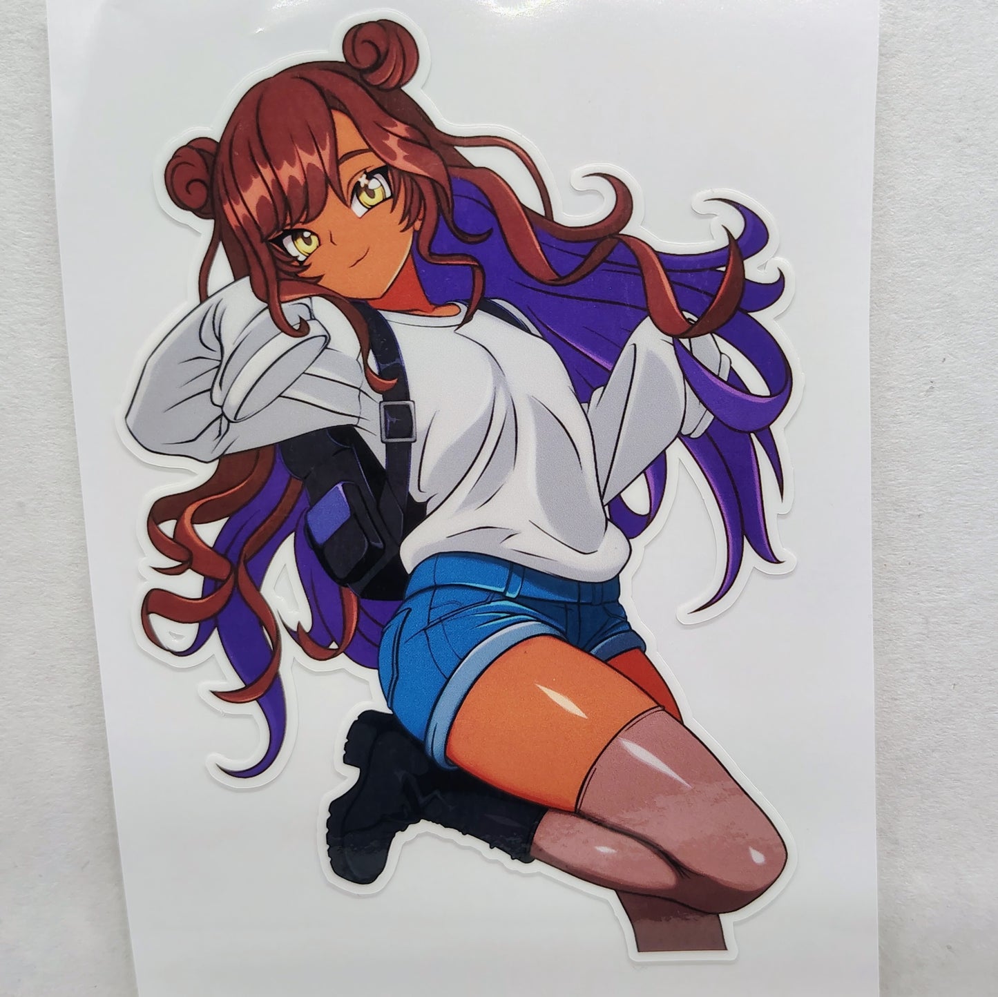 [OC] Maria Silva Cute Positive Vibes! - Water-Resistant Vinyl Sticker!
