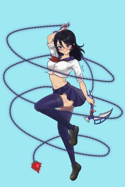 [OC] Azora Zawn the Magical Girl Graduate! Water-Resistant Vinyl Sticker!
