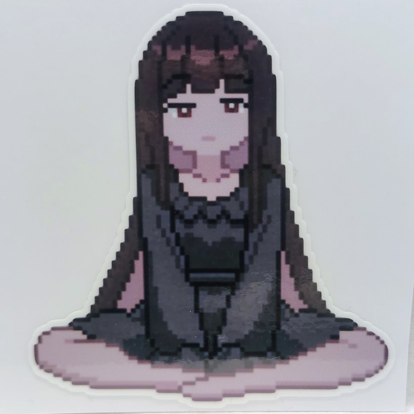 [OC] Suzue and Audrey Pixel Art Sticker! - Water-Resistant Vinyl Sticker!