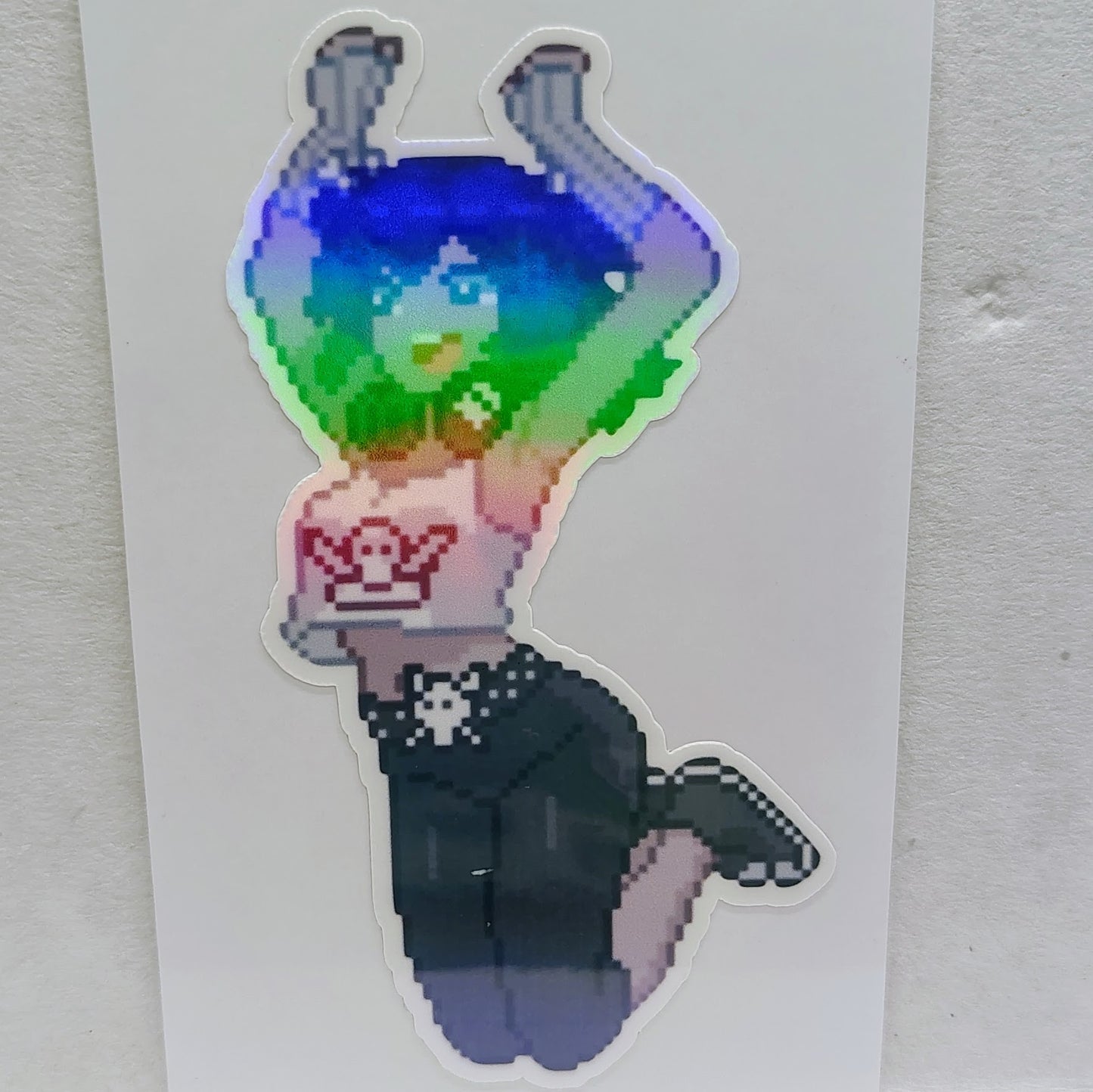 [OC] Suzue and Audrey Pixel Art Sticker! - Water-Resistant Vinyl Sticker!