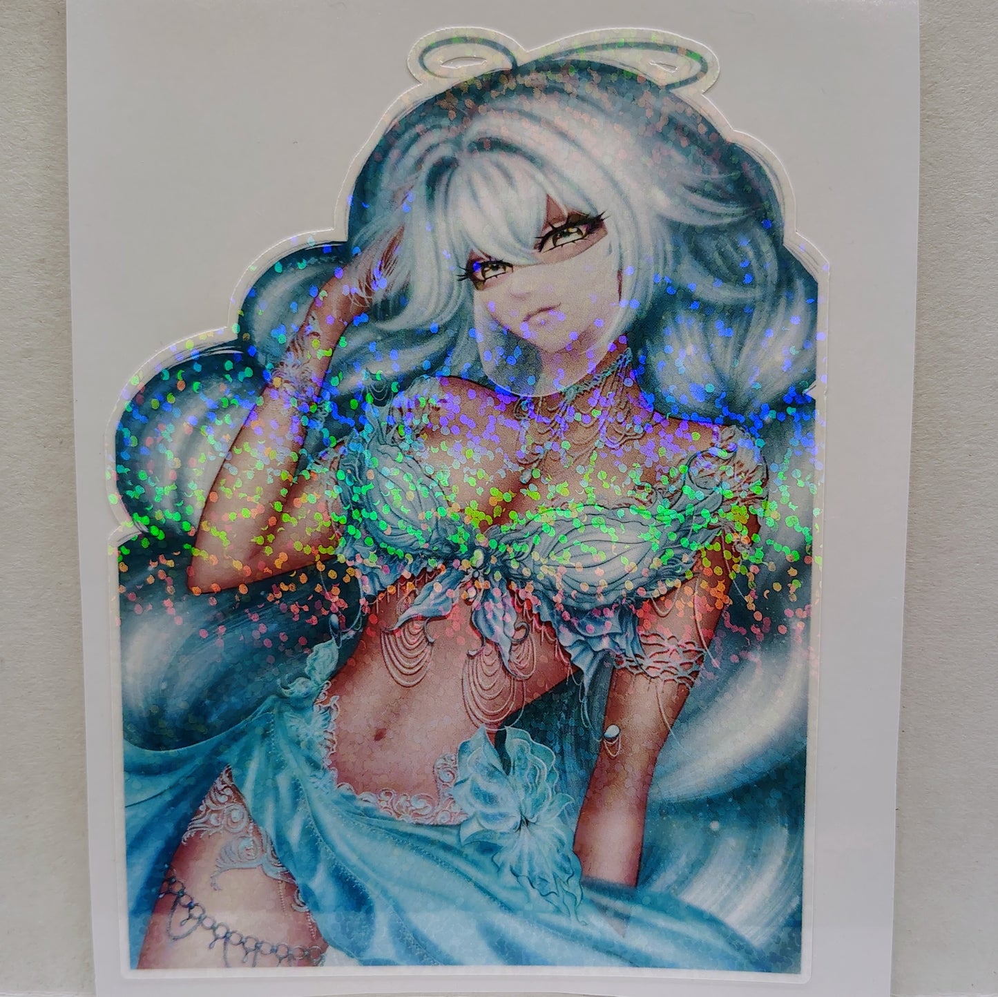 [OC] Rosileah Butterfly Belly Dancer! Water-Resistant Vinyl Waifu Sticker!