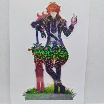 [Genshin Impact] Diluc Adventure Vibes! - Water-Resistant Vinyl Husbando Anime Sticker!