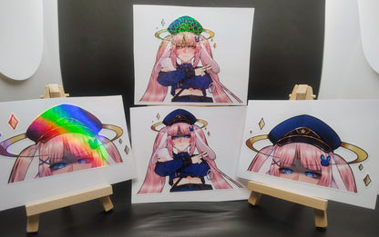 [VTuber] Officer Booni Peeker Fan Art Sticker! - Fan Art Water-Resistant Vinyl Sticker!