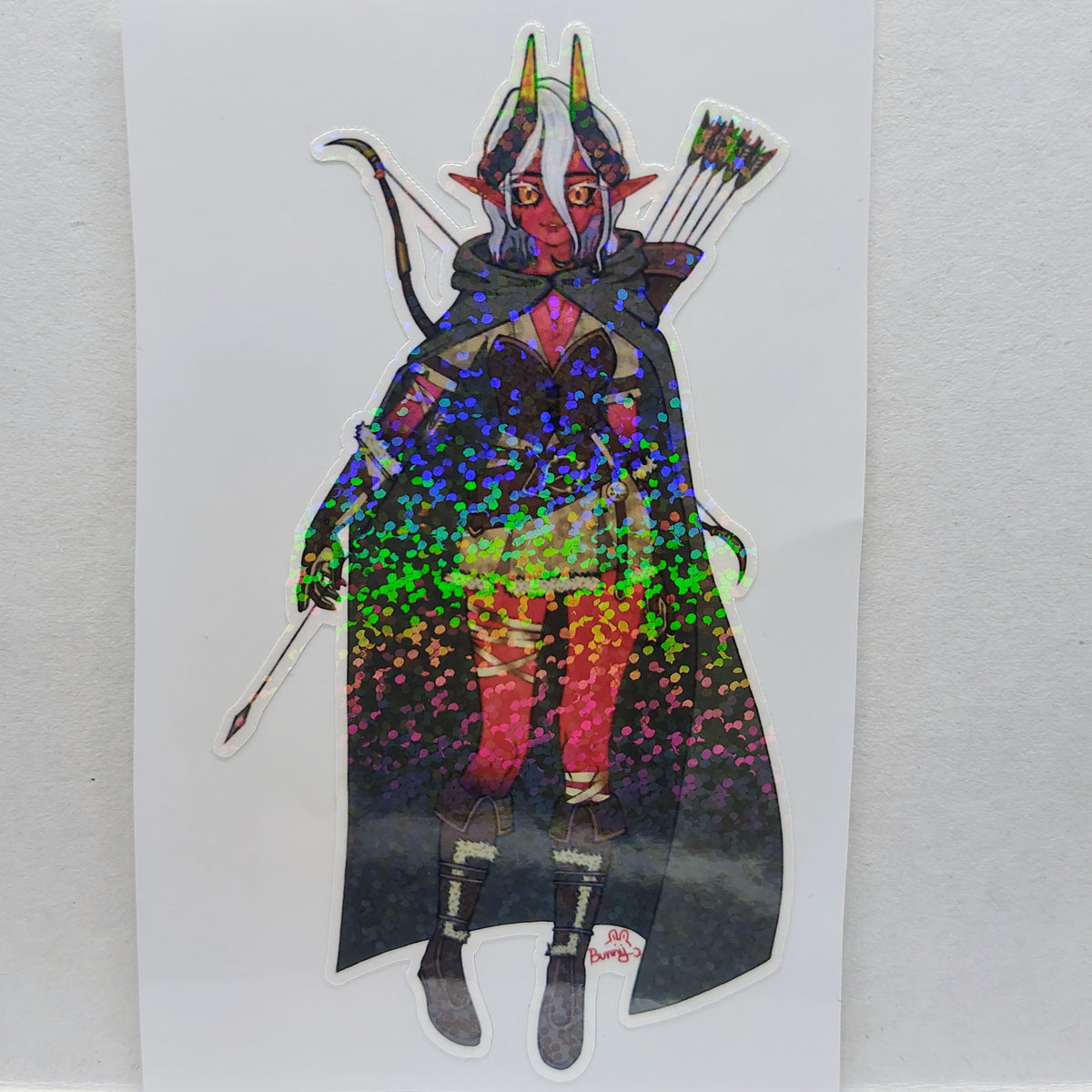 [OC] Atasha Hlaalu Bandit Outfit! Water-Resistant Vinyl Waifu Anime Sticker!