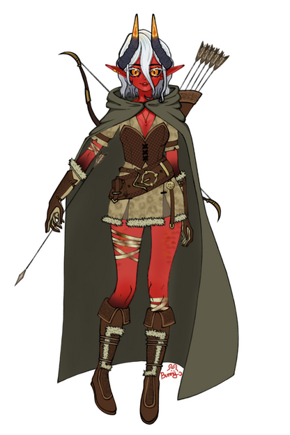 [OC] Atasha Hlaalu Bandit Outfit! Water-Resistant Vinyl Waifu Anime Sticker!