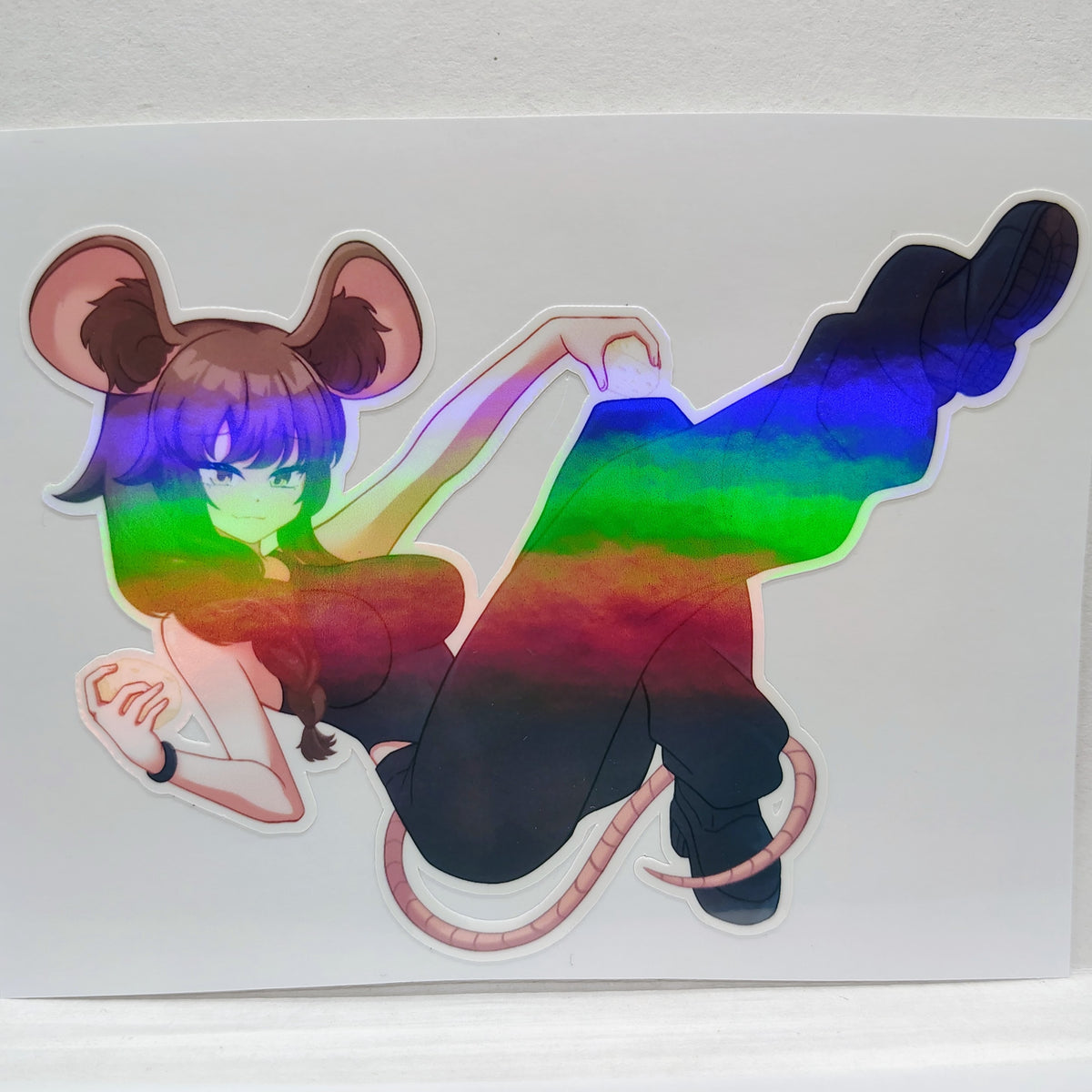[VTuber] ZumiVT the Feta Cheese Thief! Water-Resistant Vinyl Sticker!
