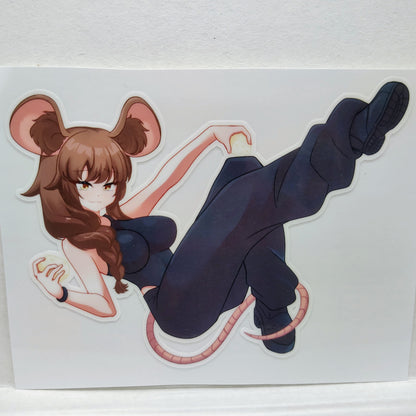 [VTuber] ZumiVT the Feta Cheese Thief! Water-Resistant Vinyl Sticker!