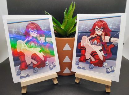 [VTuber] BerryCrepe Wrestler Marbles Sticker! Water-Resistant Vinyl Fan Art Sticker!